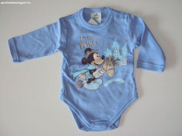 Disney Mickey hosszú ujjú body 80 cm-es