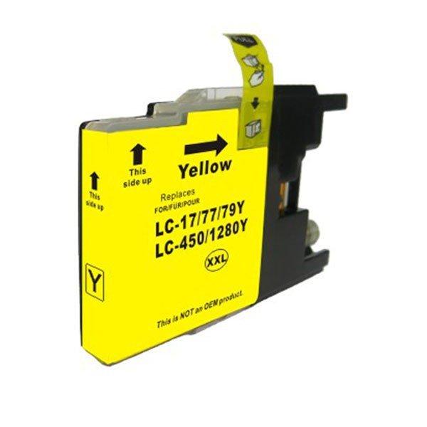 HQ Premium Brother LC1280XL LC-1280XL Yellow Utángyártott Tintapatron