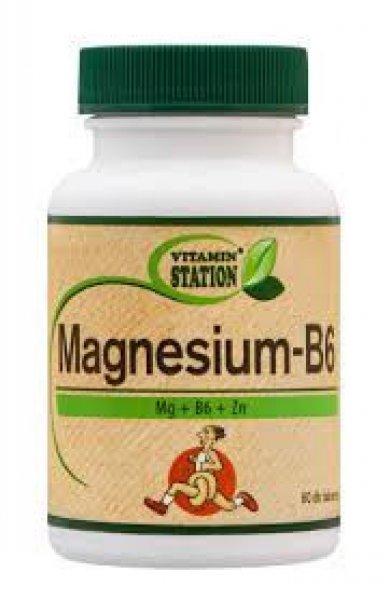 Vitamin Station magnézium b6 60 db