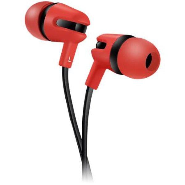 Fülhallgató, mikrofonnal, CANYON "SEP-4", piros