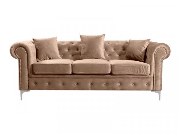 TEM-Romano háromszemélyes kanapé díszpárnákkal