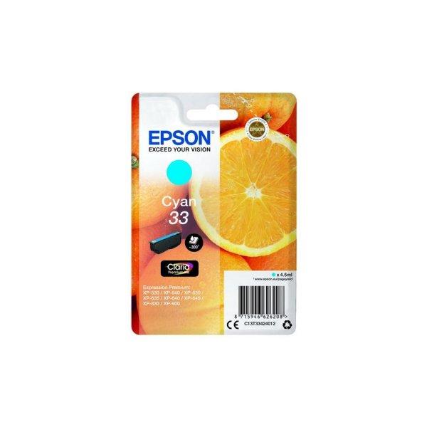 Epson T3342 tintapatron cyan ORIGINAL 