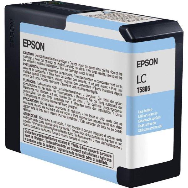 Epson T5805 tintapatron light cyan ORIGINAL 