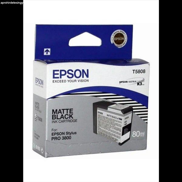 Epson T5808 tintapatron matt black ORIGINAL 