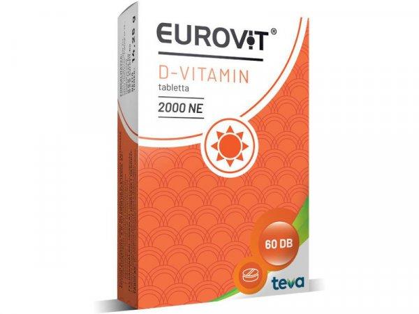 Eurovit D-vitamin 2000NE tabletta 60 db