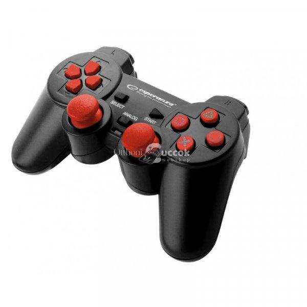 Esperanza Játékvezérlő PS3/PC Trooper - , fekete-piros