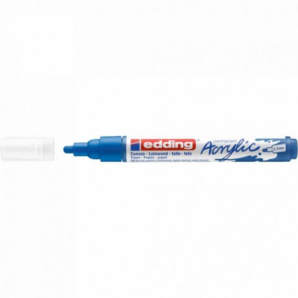 Akril marker 2-3mm, Edding 5100 kék