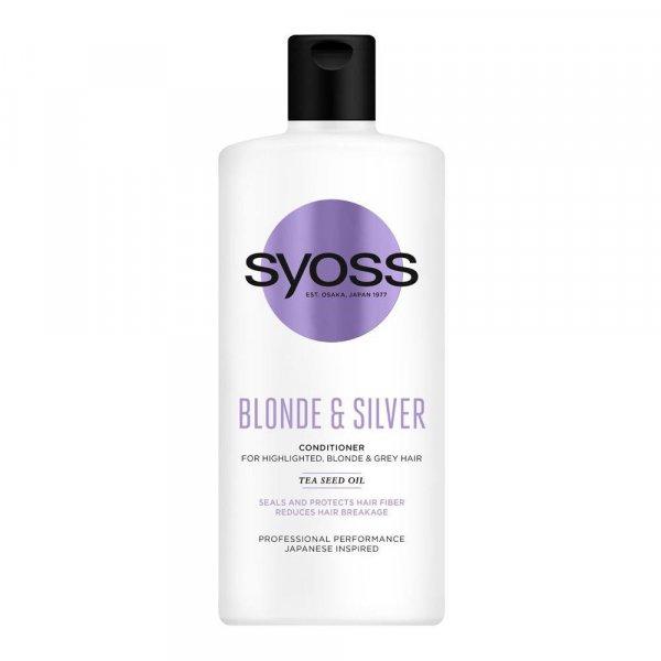 Balzsam 440 ml Syoss Blonde&Silver