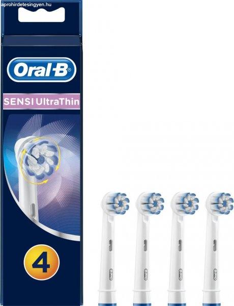 ORAL-B EB-60 SENSITIVE ULTRA THIN elektromos fogkefe pótfej 4db EREDETI