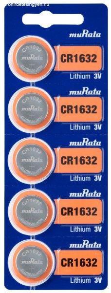MURATA(Sony) CR1632 lithium gombelem 3V bl/5