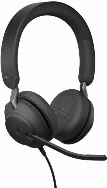 Jabra Evolve2 40 SE USB-C MS Stereo Headset Black