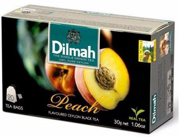 Dilmah Peach fekete tea 20*1,5g/Barack/12/