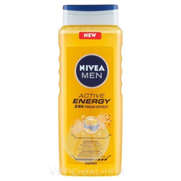 Nivea Men tusfürdő 500ml Active Energy