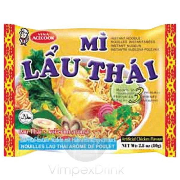 Acecook Mi Lau Thai Csirke leves 78g