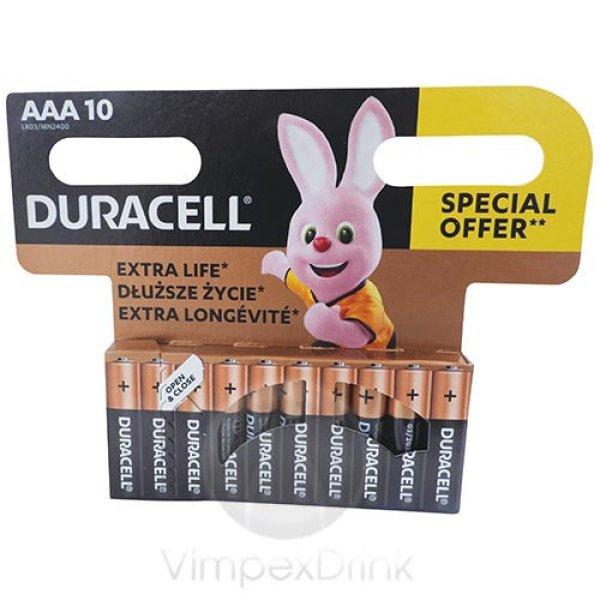 Duracell Basic AAA elem -DL 10db