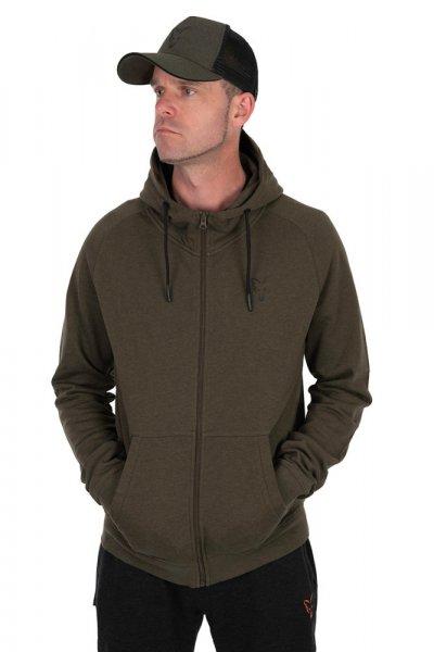 Fox Collection LW Hoody Green & Black pulóver Small (CCL196)