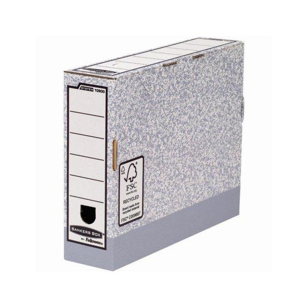 Archiváló doboz 80mm, Fellowes® Bankers Box System 10 db/csomag, 