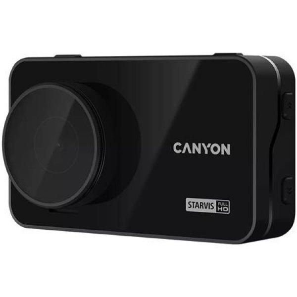 Autós fedélzeti kamera, FullHD 1080p, 2MP, CANYON "DVR10GPS"