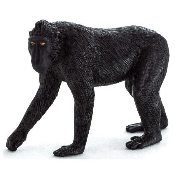 Mojo Fekete tarajos makákó figura