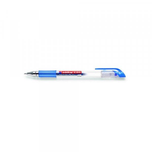 Zselés toll 0,7mm, kupakos Edding 2185, írásszín kék