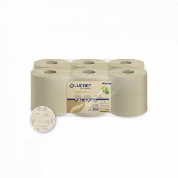 Toalettpapír 2 rétegű közületi átmérő 19 cm havanna barna 12
tekercskarton 19J EcoNatural Lucart_812276