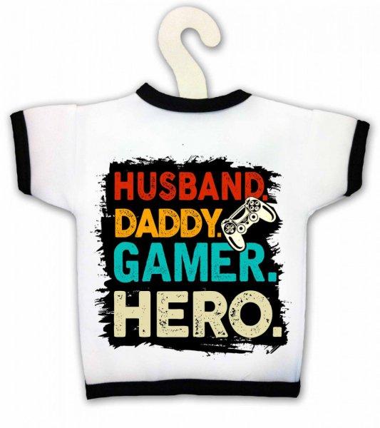 Üvegpóló, Husband, Daddy, Gamer, Hero