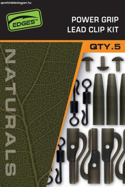 Fox EDGES™ Naturals Power Grip Lead Clip Kit 5db szett (CAC843)