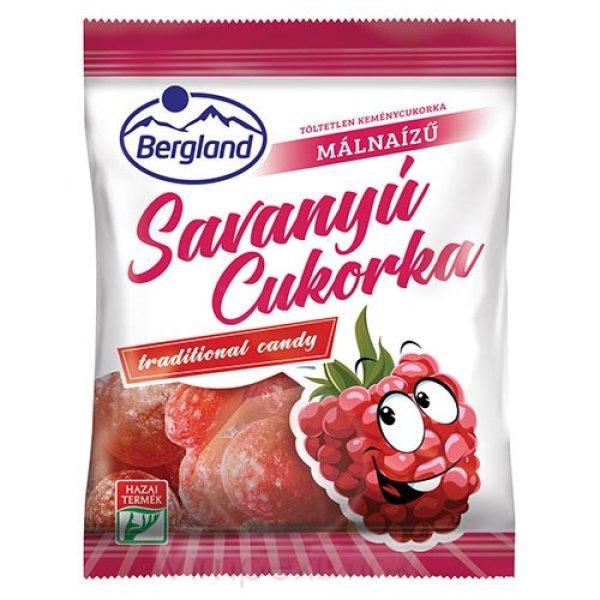 Bergland Savanyú cukor Málna 70g