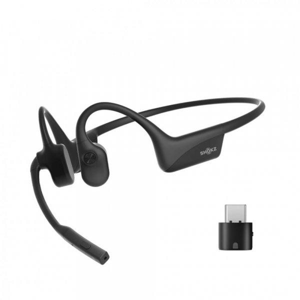Shokz Opencomm2 UC USB-C Dongle / Bluetooth Headset Black