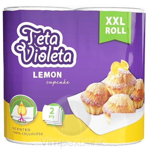 Violeta háztartási törlőpapír 2rét.2tek. maxi citrom