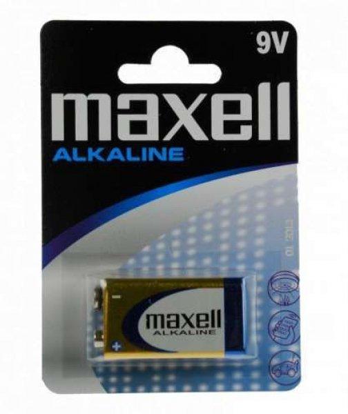 Maxell 6LR61 alkali 9V elem