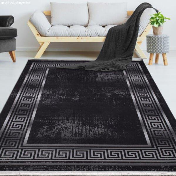 Velvet 754 Black 80 x 150 cm Rövid szálú exkluzív szőnyeg