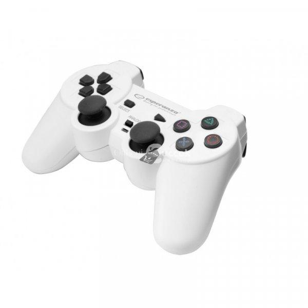 Esperanza Játékvezérlő PS2/PS3/PC USB Consair Fehér/Fekete