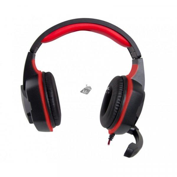 Esperanza Gaming fejhallgató mikrofonnal fekete/piros