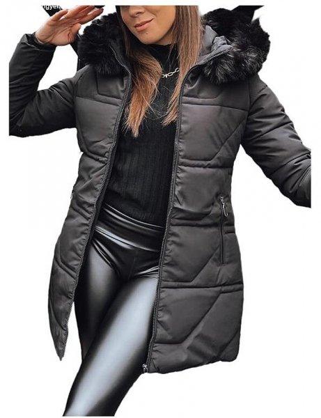 fekete nexus téli kabát
