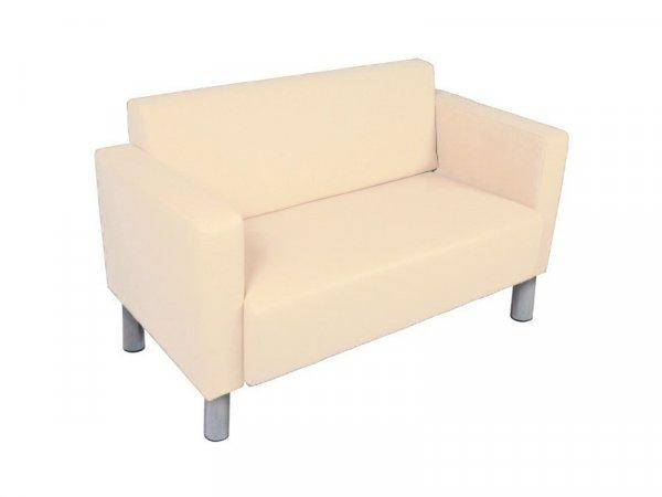 LIN-Minit Cubo 2 Crom kétszemélyes bőr kanapé