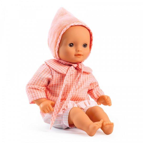 Djeco: Pomea Játékbaba - Róza, barna szemű, 32 cm - Rose brown eyes