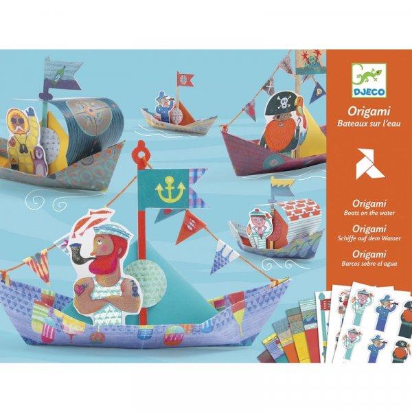 Djeco: Design by Origami - Papírcsónak - Floating boats
