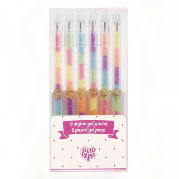 Djeco: Lovely Paper 6 pastel gel pens