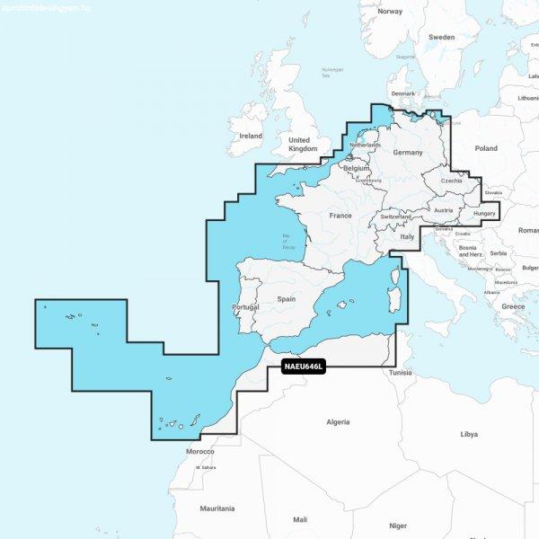 Navionics+ Közép- és Nyugat-Európa (EU646L)