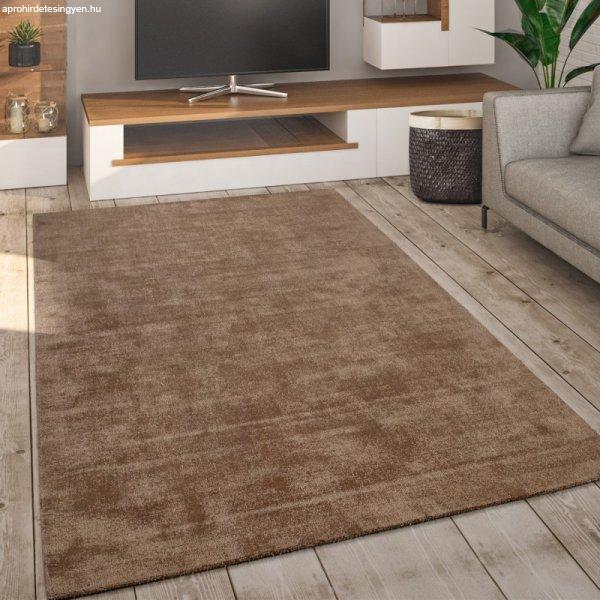 Bézs színű kézi szövésű szőnyeg nappaliba rövid szálú 120x170 cm