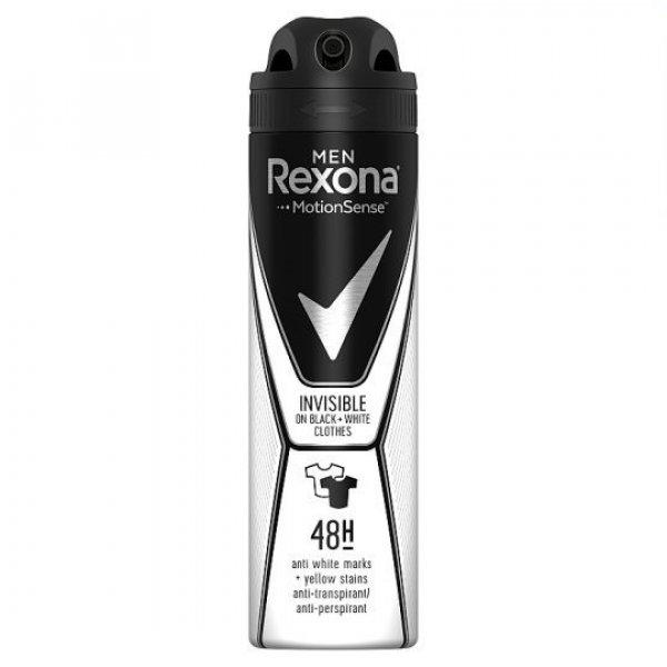 Rexona Men Invisible on black + white clothes izzadásgátló dezodor 150 ml