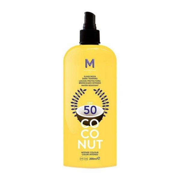 Fényvédő Krém Coconut Dark Tanning Mediterraneo Sun Spf 50 - 200 ml