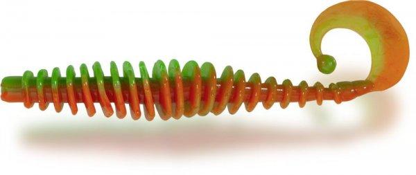 Zebco Magic Trout T-worm Twister Cheese 5,5cm 1,5g Neon Green Orange 6db
(3279302)