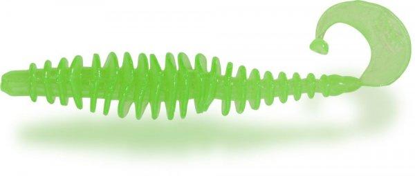 Zebco Magic Trout T-worm Twister Cheese 5,5cm 1,5g Neon Green 6db (3279306)