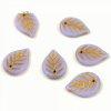 Apple Leaf - cseh veg szirom gyngy - Violet Gold Matt - 18
