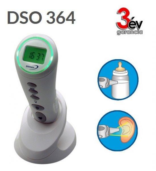 Active Med DSO 364 digitális lázmérő / fülhőmérő / homlokhőmérő,
test- és tárgyhőmérő