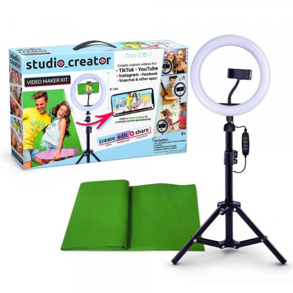 Canal Toys INF-001-3L Studio Creator Video Marker Kit 3 az 1-ben
videókészítő készelt (greenbox, lámpa, állvány)