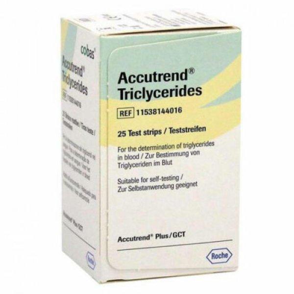 Accutrend Triglyceride tesztcsík 25db/doboz (triglicerid)