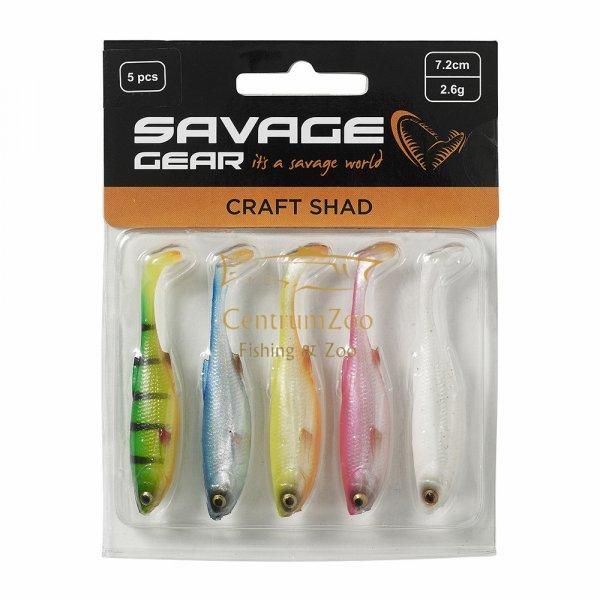 Savage Gear Craft Shad 7.2cm 2.6g Dark Water Mix 5db (74095)